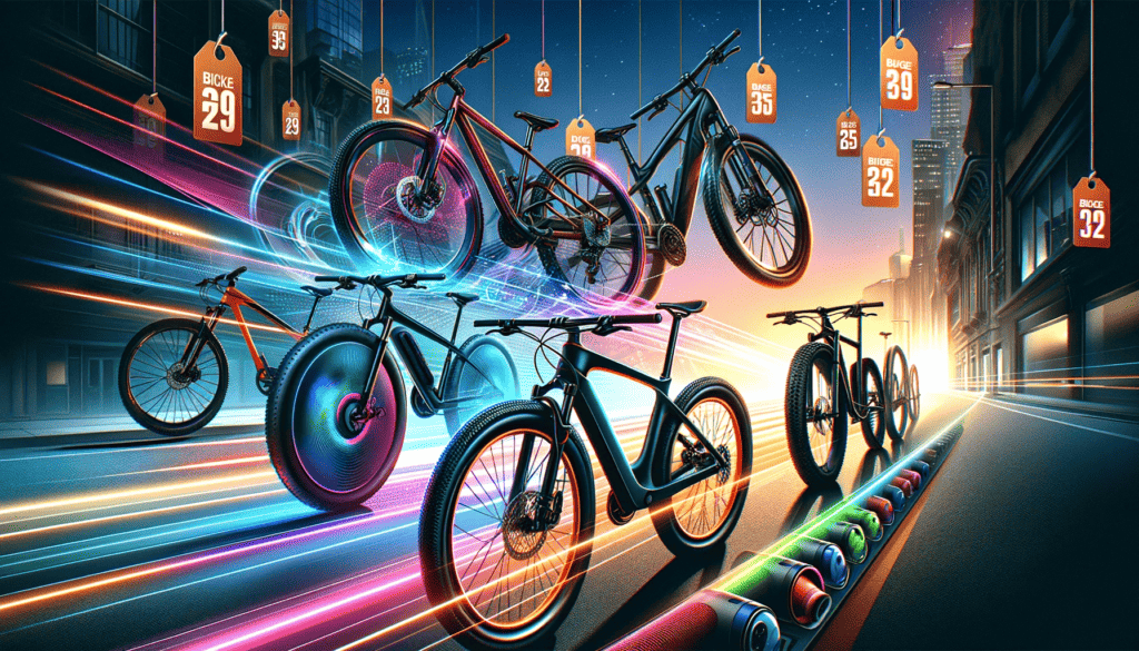 DALL·E 2024 01 27 18.07.34 Create an energetic and modern blog header image for an article titled Bicycle 2024 The Latest Bikes and Their Prices in the Local Market. The imag